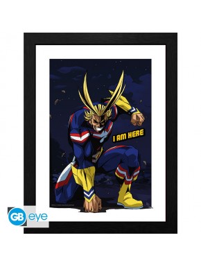 My Hero Academia Poster Enmarcado All Might 30X40Cm