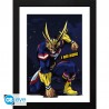 Poster com moldura All Might 30x40cm My Hero Academia