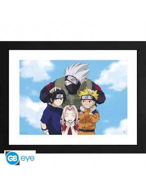 Naruto Poster Enmarcado Photo Team 7 30X40Cm