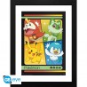 Pokemon Poster Enmarcado Scarlet & Violet Starters 30X40Cm