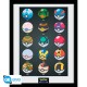 Pokemon Poster Enmarcado Pokeballs 30X40Cm