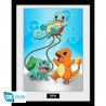 Pokemon Poster Enmarcado Kanto Starters 30X40Cm  
