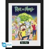 Rick And Morty Framed Poster Compilation 30X40Cm