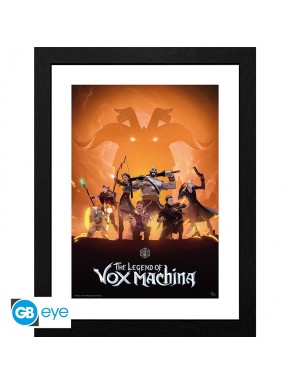 The Legend Of Vox Machina Poster Enmarcado Key Art 30X40Cm