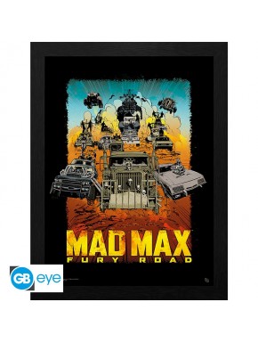 Mad Max: Furia N La Carretera Poster Enmarcado Warner 100Th 30X40Cm