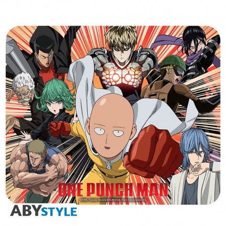 One Punch Man Alfombrilla De Ratón Heroes
