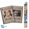 One Piece Set 2 Posters Chibi 52X38 Wanted Shanks & Blackbeard