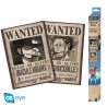 One Piece Set 2 Posters Chibi 52X38 Wanted Mihawk & Crocodile