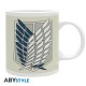 Attack On Titan Taza 320Ml Badge