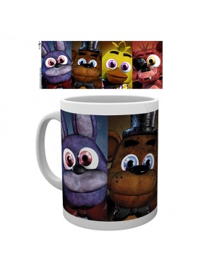 Five Nights At Freddy'S Taza 320Ml Faces