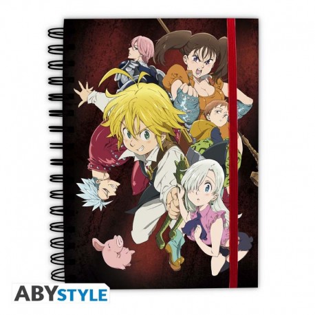 The Seven Deadly Sins Cuaderno A5 Spirale Meliodas And The S  