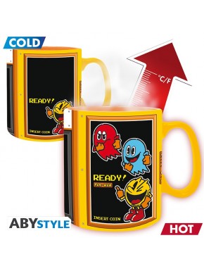 Pac Man Taza Térmica 460 Ml Arcade