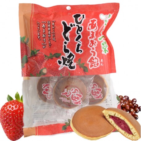 Mini Dorayakis Ichiefoods Sabor Fresa