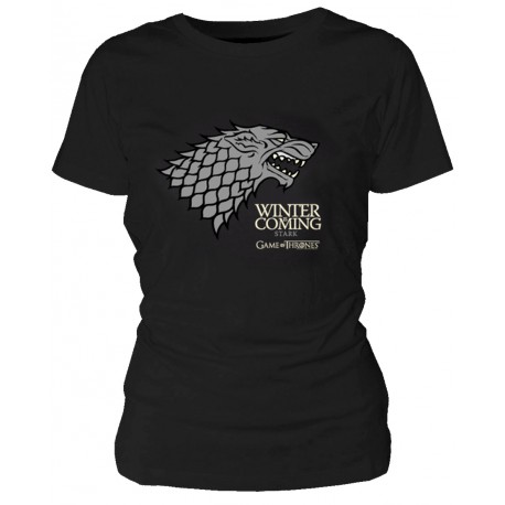 Camiseta chica Juego de Tronos Stark