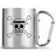 One Piece Taza Mosquetón Luffy & Skull