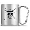 One Piece Taza Mosquetón Luffy & Skull