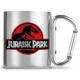 Jurassic Park Taza Mosquetón Logo