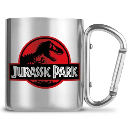 Jurassic Park Taza Mosquetón Logo