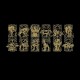 Neceser Gold Cloths Caballeros Del Zodiaco