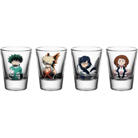 My Hero Academia Set Of 4 Shooters Heroes