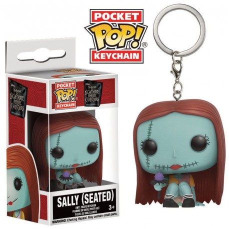 Chaveiro Funko Pop! Sally com flor de O Estranho Mundo de Jack