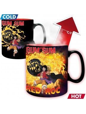 One Piece Taza Térmica 460 Ml Luffy Vs Kaidou