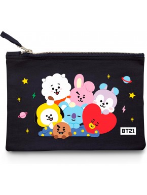 Bt21 Cosmetic Estuche Group Black