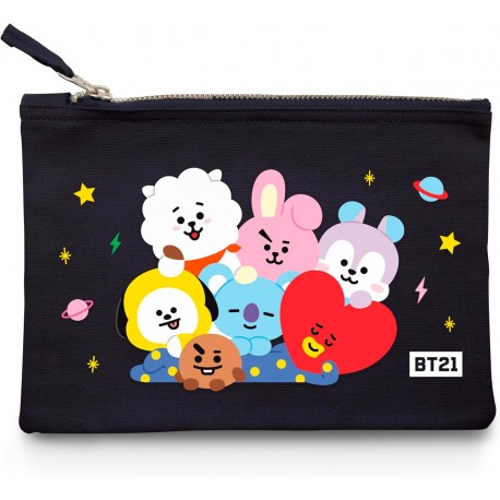 Bt21 Cosmetic Estuche Group Black