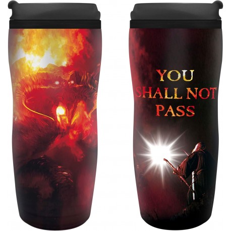 El Señor De Los Anillos Taza De Viaje No Puedes Pasar