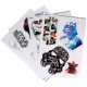 Set pegatinas Vinilo Star Wars Colores