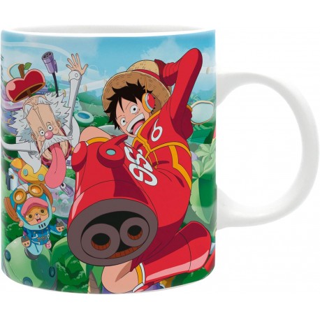One Piece Taza 320Ml Luffy & Vegapunk