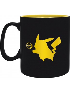 Pokemon Taza 460 Ml Pikachu Black Icon