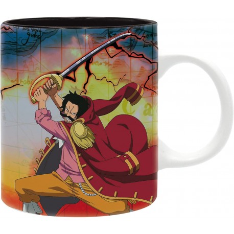 One Piece Taza 320Ml Roger Vs Whitebeard  