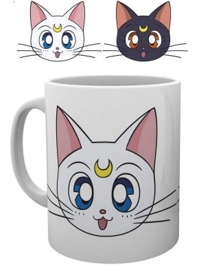Sailor Moon Taza 320Ml Luna & Artemis