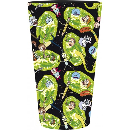 Rick And Morty Vaso Grande 400Ml Portals Matte