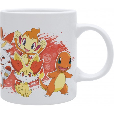 Pokemon Taza 320Ml Fire Starters White