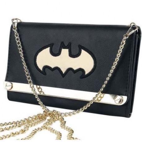 Bolsa de mão dourada do Batman