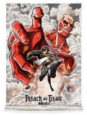Attack On Titan Figura Acryl® Diorama Eren Vs Titán Colosal