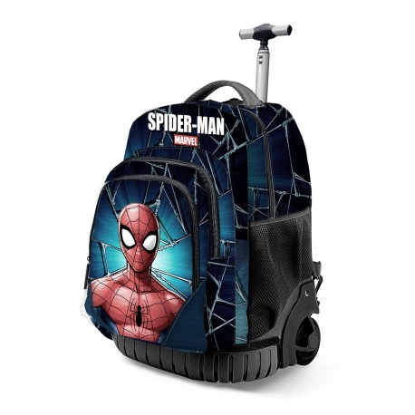 Marvel Spiderman Maximum Mochila Trolley GTS FAN, Azul
