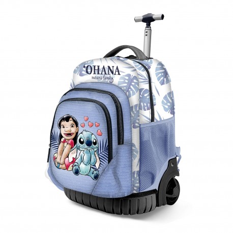 Disney Lilo y Stitch Couple Mochila Trolley GTS FAN, Lila