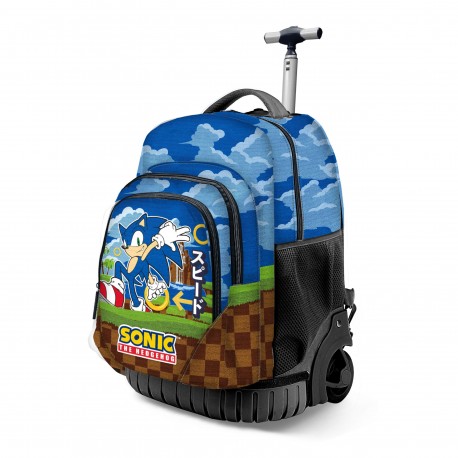 Sonic The Hedgehog - SEGA Greenhill Mochila Trolley GTS FAN, Multicolor