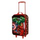 Marvel Los Vengadores Almighty Maleta Trolley Soft 3D, Rojo