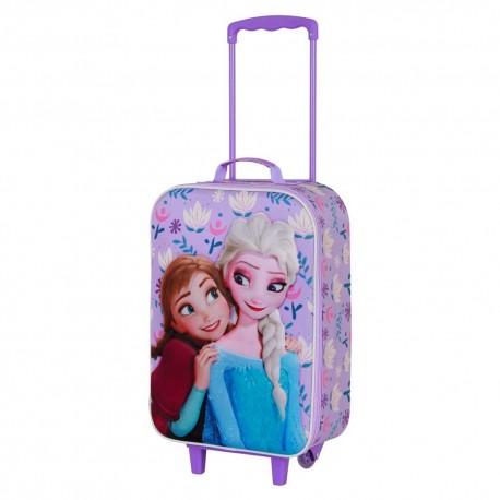 Disney Frozen 2 Beauty Maleta Trolley Soft 3D, Lila