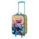 Disney Lilo y Stitch Ocean Maleta Trolley Soft 3D, Azul