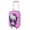 Sanrio Hello Kitty Valise Trolley Douce 3D, Rose