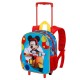 Sac à Dos 3D Scooter Disney Mickey Mouse avec Roues Petit, Bleu