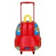 Disney Mickey Mouse Scooter Mochila 3D con Ruedas Pequeña, Azul