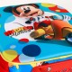 Disney Mickey Mouse Scooter Mochila 3D con Ruedas Pequeña, Azul
