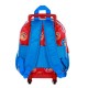 Disney Mickey Mouse Star Mochila 3D con Ruedas Pequeña, Multicolor