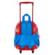 Disney Mickey Mouse Star Mochila 3D con Ruedas Pequeña, Multicolor